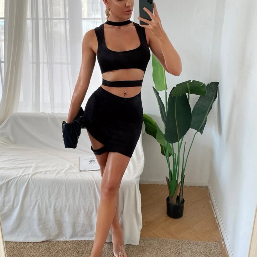 Cut out bodycon dress